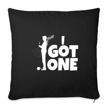 J’ai un marié - Housse de coussin décorative 45 x 45 cm - noir - Devant