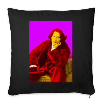 Wilde Pop Art - Sofa pillowcase 17,3'' x 17,3'' (45 x 45 cm) - black - Front