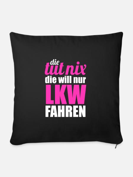 Trucker - Sofakissenbezug 45 x 45 cm - Schwarz