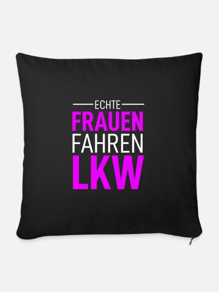 Trucker - Sofakissenbezug 45 x 45 cm - Schwarz