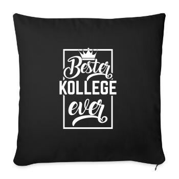 Best colleague ever - Sofa pillowcase 17,3'' x 17,3'' (45 x 45 cm) - black - Front
