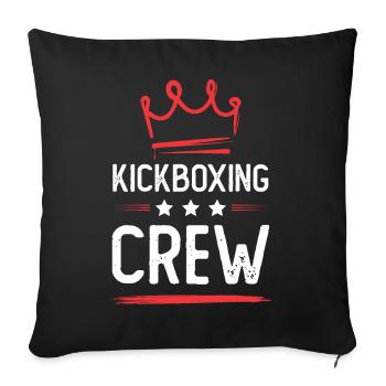 Kickboxing Crew - Sofakissenbezug 45 x 45 cm - Schwarz - Vorne