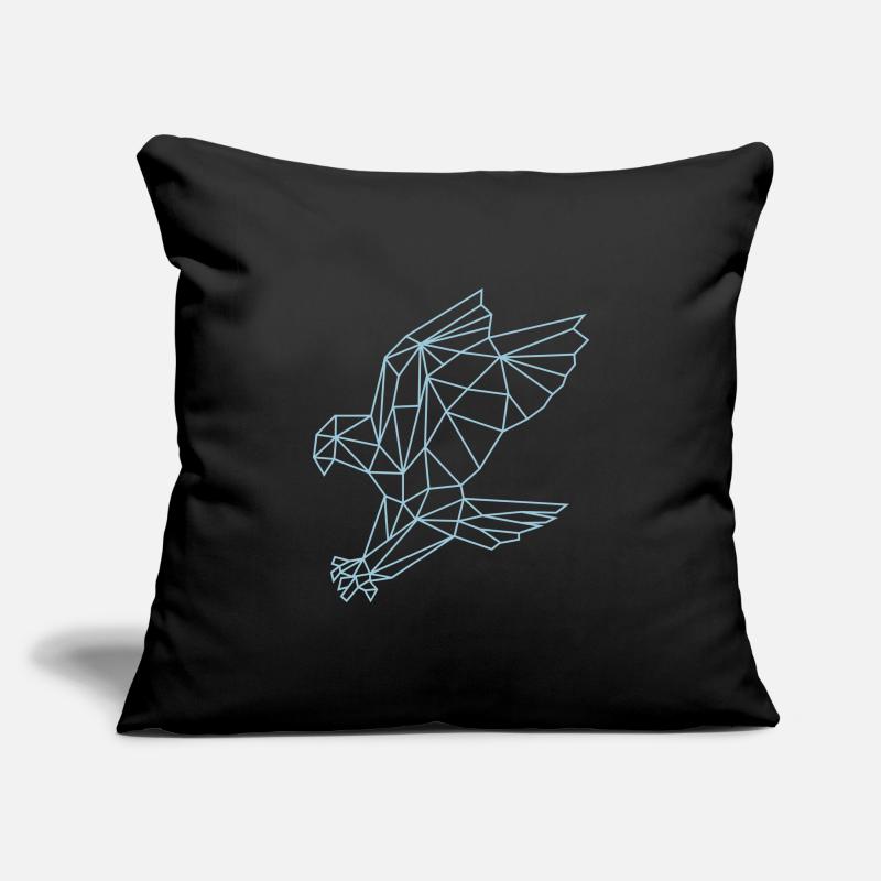 Eagle | polygons Sofa pillowcase 17,3'' x 17,3'' (45 x 45 cm)