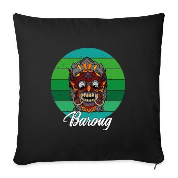 Barong Balinesische Mythologie Indonesien - Sofakissenbezug 45 x 45 cm - Schwarz - Vorne