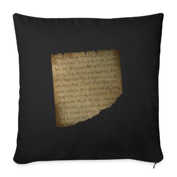 Mais vous savez, je ne crois pas qu'il y ait de... - Housse de coussin décorative 45 x 45 cm - noir - Devant