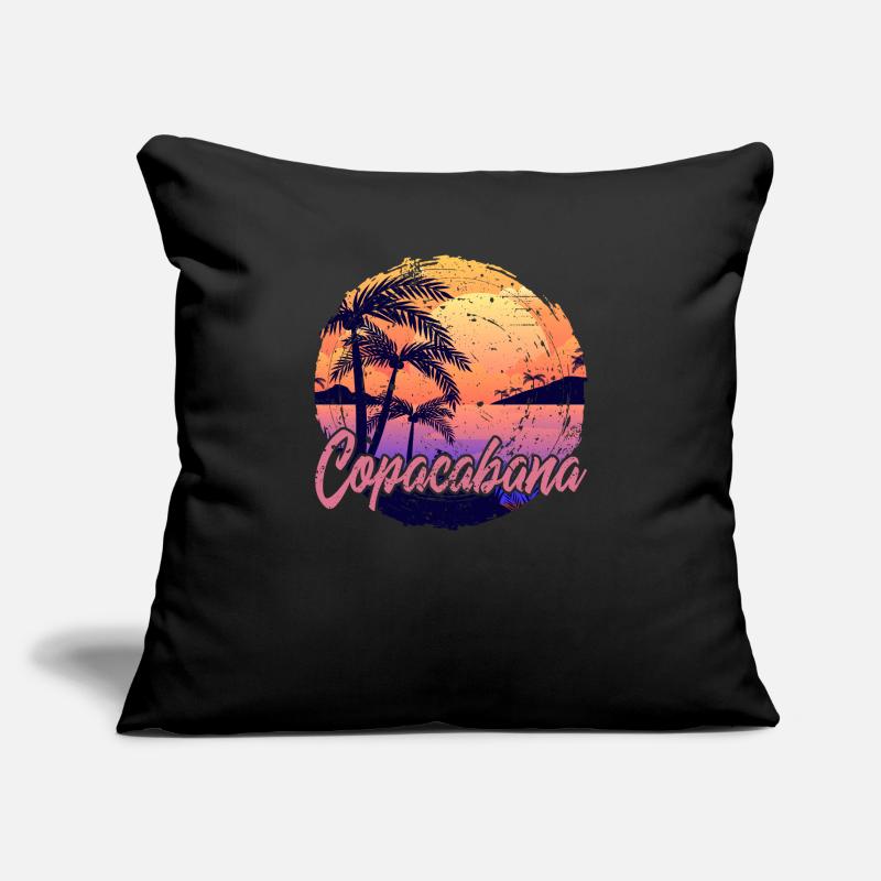 Copacabana Sunset Sofa pillowcase 17,3'' x 17,3'' (45 x 45 cm)