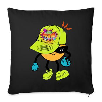 GARÇON ÉLÉGANT - Housse de coussin décorative 45 x 45 cm - noir - Devant