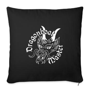 Dragon head dragon boat master - Sofa pillowcase 17,3'' x 17,3'' (45 x 45 cm) - black - Front