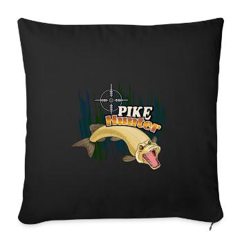 Pike - Sofa pillowcase 17,3'' x 17,3'' (45 x 45 cm) - black - Front