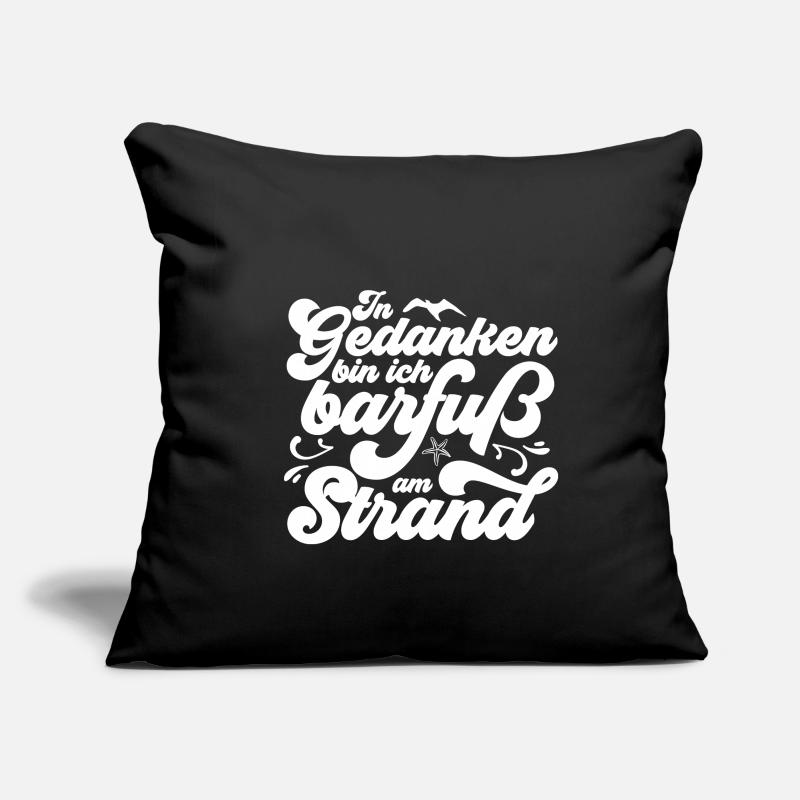 PLATTDEUTSCHER SPRUCH Sofakissenbezug 45 x 45 cm