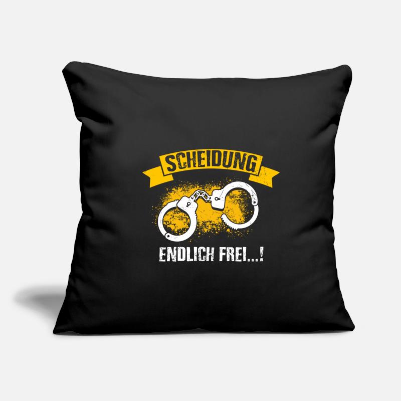Scheidung Endlich Frei! Ehe Ende Ehemann Ehefrau F Sofakissenbezug 45 x 45 cm