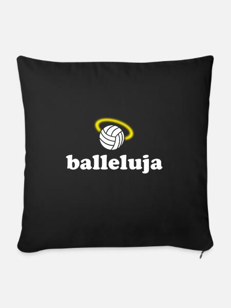 BALLELUJA BY SUBGIRL - Sofakissenbezug 45 x 45 cm - Schwarz