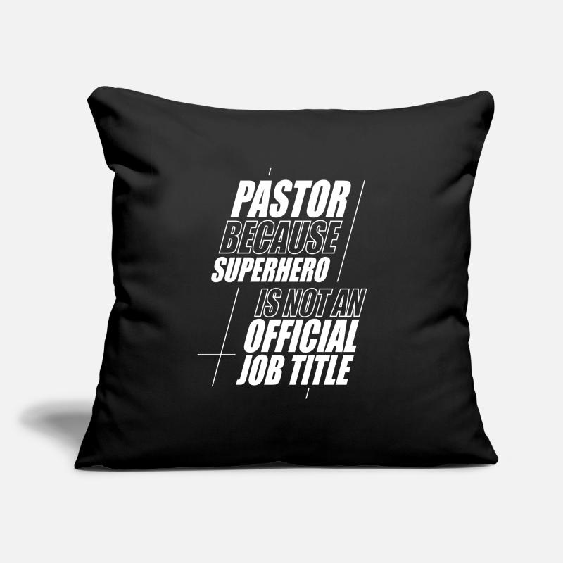 Pasteur Pasteur Prédicateur Église Chrétienne Housse de coussin décorative 45 x 45 cm