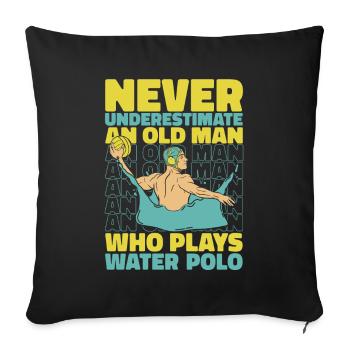 Wasserball Water Polo Sport - Sofa pillowcase 17,3'' x 17,3'' (45 x 45 cm) - black - Front