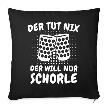 Pfalz Pfälzer Rheinland Pfalz - Sofakissenbezug 45 x 45 cm - Schwarz - Vorne