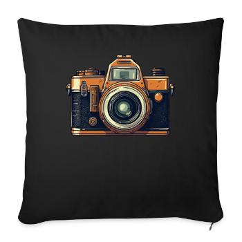Photographer Photography - Sofa pillowcase 17,3'' x 17,3'' (45 x 45 cm) - black - Front