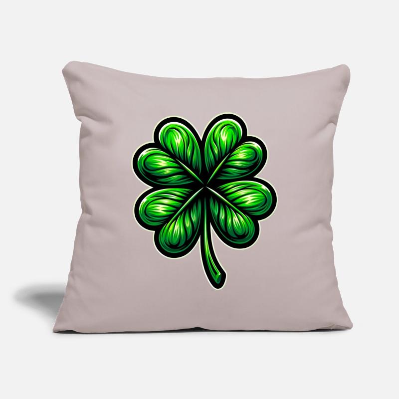 Four-leaf clover Sofa pillowcase 17,3'' x 17,3'' (45 x 45 cm)