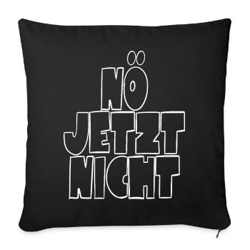 La Basse-Autriche n’est plus disponible - Housse de coussin décorative 45 x 45 cm - noir - Devant