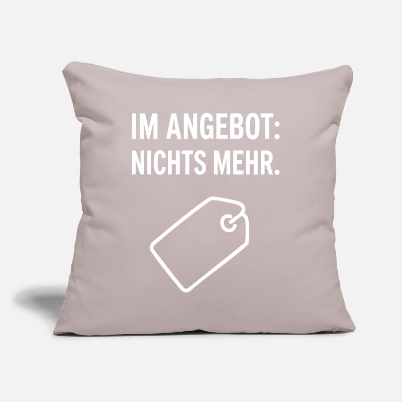 Conception de blagues : rien de plus à proposer Housse de coussin décorative 45 x 45 cm