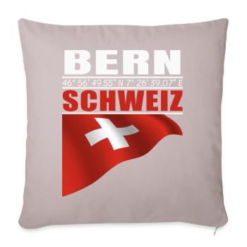 Bern - Sofa pillowcase 17,3'' x 17,3'' (45 x 45 cm) - light taupe - Front