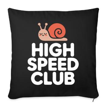 High Speed Screw - Sofa pillowcase 17,3'' x 17,3'' (45 x 45 cm) - black - Front