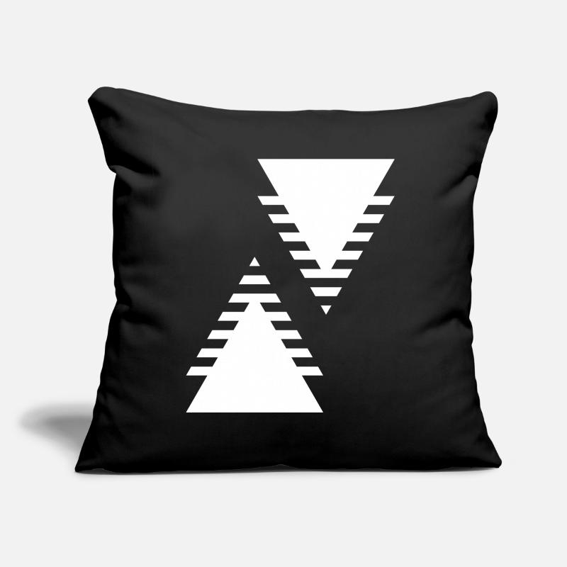 Conception des triangles géométriques Housse de coussin décorative 45 x 45 cm