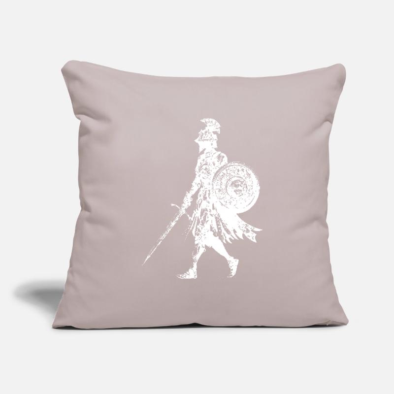 Knight Silhouette Shield Sword Sofa pillowcase 17,3'' x 17,3'' (45 x 45 cm)