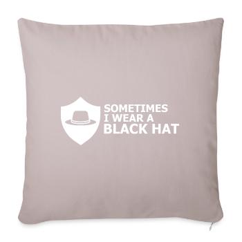 Cybersecurity Design for Hackers and Cyber Security - Sofa pillowcase 17,3'' x 17,3'' (45 x 45 cm) - light taupe - Front