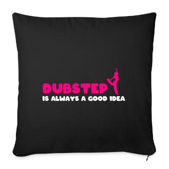 Dubstep-Liebhaber Dubstep-Künstler - Sofakissenbezug 45 x 45 cm - Schwarz - Vorne