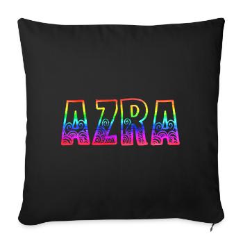 Azra RS Arc-en-ciel - Housse de coussin décorative 45 x 45 cm - noir - Devant