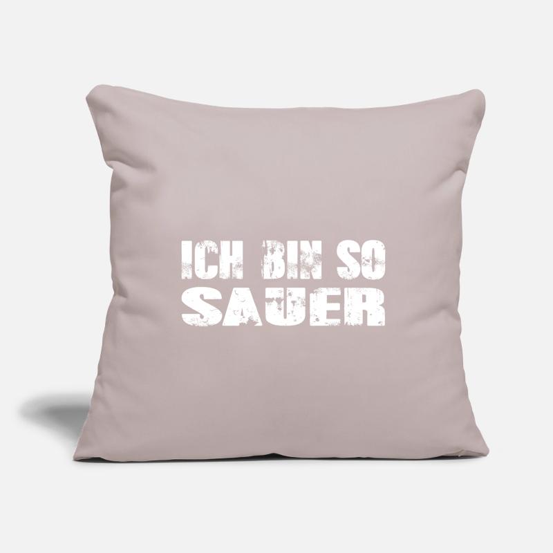 Ich bin so sauer Sofakissenbezug 45 x 45 cm