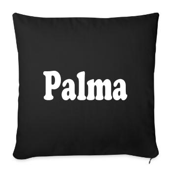 PALMA - Sofa pillowcase 17,3'' x 17,3'' (45 x 45 cm) - black - Front