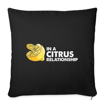 Lemonade Lemon Lemonade Lemonade Lemonade Stand Design - Sofa pillowcase 17,3'' x 17,3'' (45 x 45 cm) - black - Front