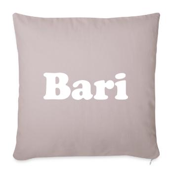 Bari - Housse de coussin décorative 45 x 45 cm - taupe clair - Devant