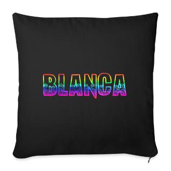 blanca rs regenbogen - Sofakissenbezug 45 x 45 cm - Schwarz - Vorne