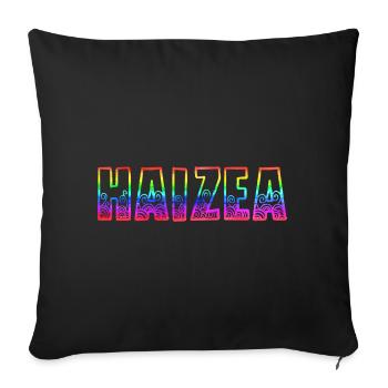 Haizea RS Rainbow - Sofa pillowcase 17,3'' x 17,3'' (45 x 45 cm) - black - Front