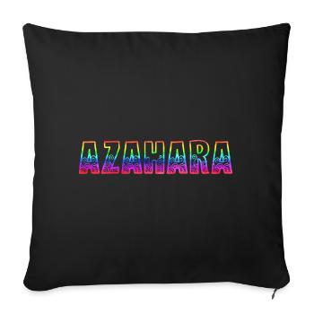 azahara rs regenbogen - Sofakissenbezug 45 x 45 cm - Schwarz - Vorne