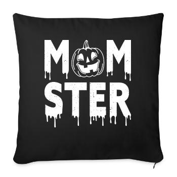 Halloween Costume Pumpkin Skeleton Horror Ghost - Sofa pillowcase 17,3'' x 17,3'' (45 x 45 cm) - black - Front