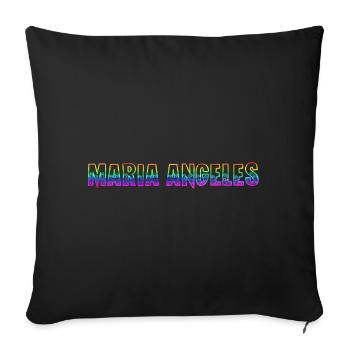 Maria Angeles RS Arc-en-ciel - Housse de coussin décorative 45 x 45 cm - noir - Devant