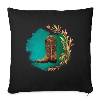 Western Classic - Sofa pillowcase 17,3'' x 17,3'' (45 x 45 cm) - black - Front