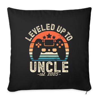 Ascended to Uncle 2025 - Sofa pillowcase 17,3'' x 17,3'' (45 x 45 cm) - black - Front