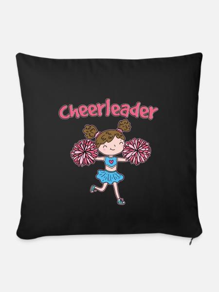 cheerleader - Sofakissenbezug 45 x 45 cm - Schwarz