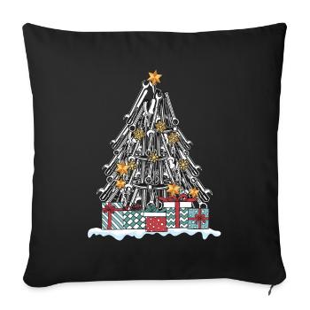 Craftsman Mechanic Tools Christmas Gift - Sofa pillowcase 17,3'' x 17,3'' (45 x 45 cm) - black - Front