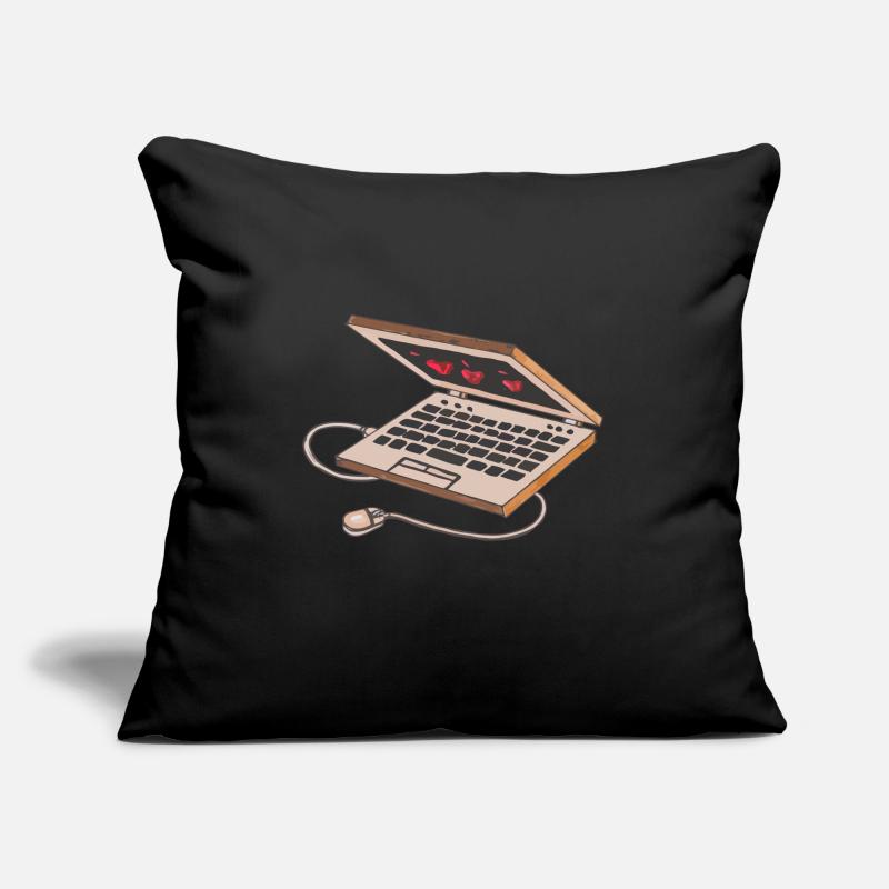 3D Laptop Notebook Computer Mouse PC Keyboard Sofa pillowcase 17,3'' x 17,3'' (45 x 45 cm)