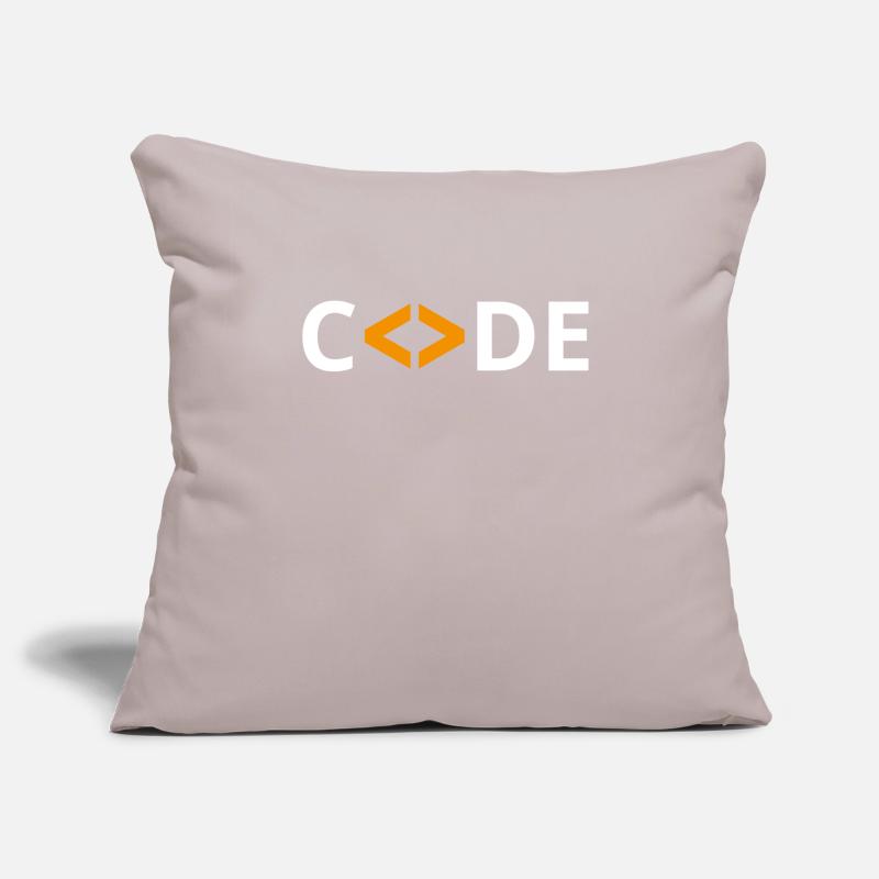 Programmeur de code HTML Développeur PHP Housse de coussin décorative 45 x 45 cm