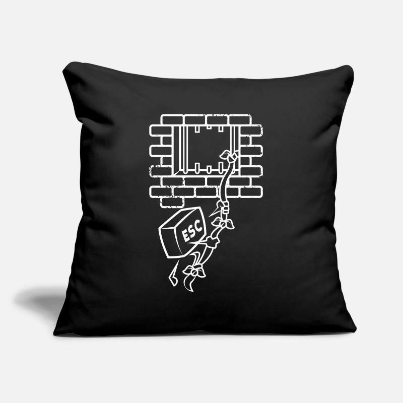 Escape button Sofa pillowcase 17,3'' x 17,3'' (45 x 45 cm)