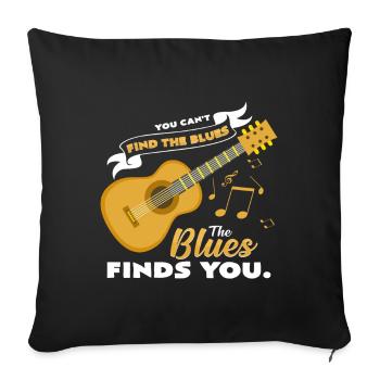 Vous ne pouvez pas trouver la musique idée cadeau blues - Housse de coussin décorative 45 x 45 cm - noir - Devant