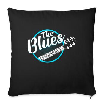 The blues - Sofa pillowcase 17,3'' x 17,3'' (45 x 45 cm) - black - Front