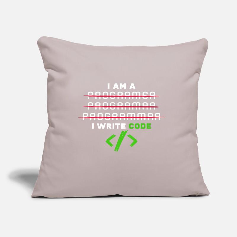 programmer Sofa pillowcase 17,3'' x 17,3'' (45 x 45 cm)