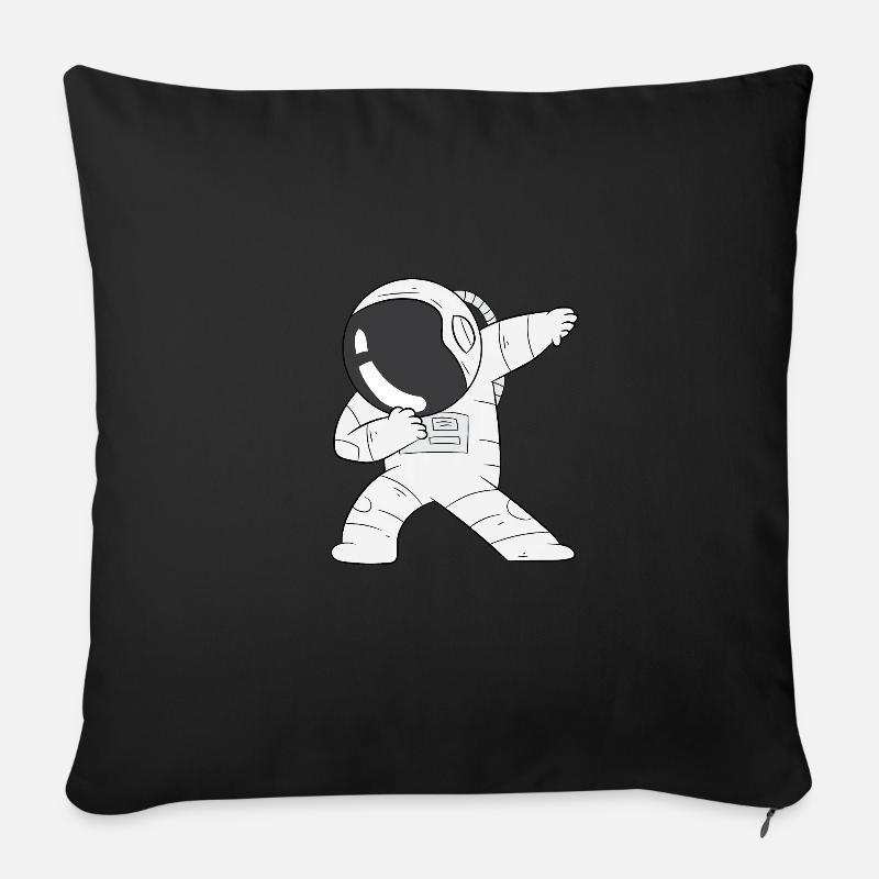 Astronaut DAB / Dabbing - Sofakissenbezug 45 x 45 cm - Schwarz